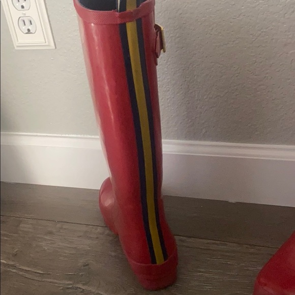Joules red rain boots - Picture 2 of 3